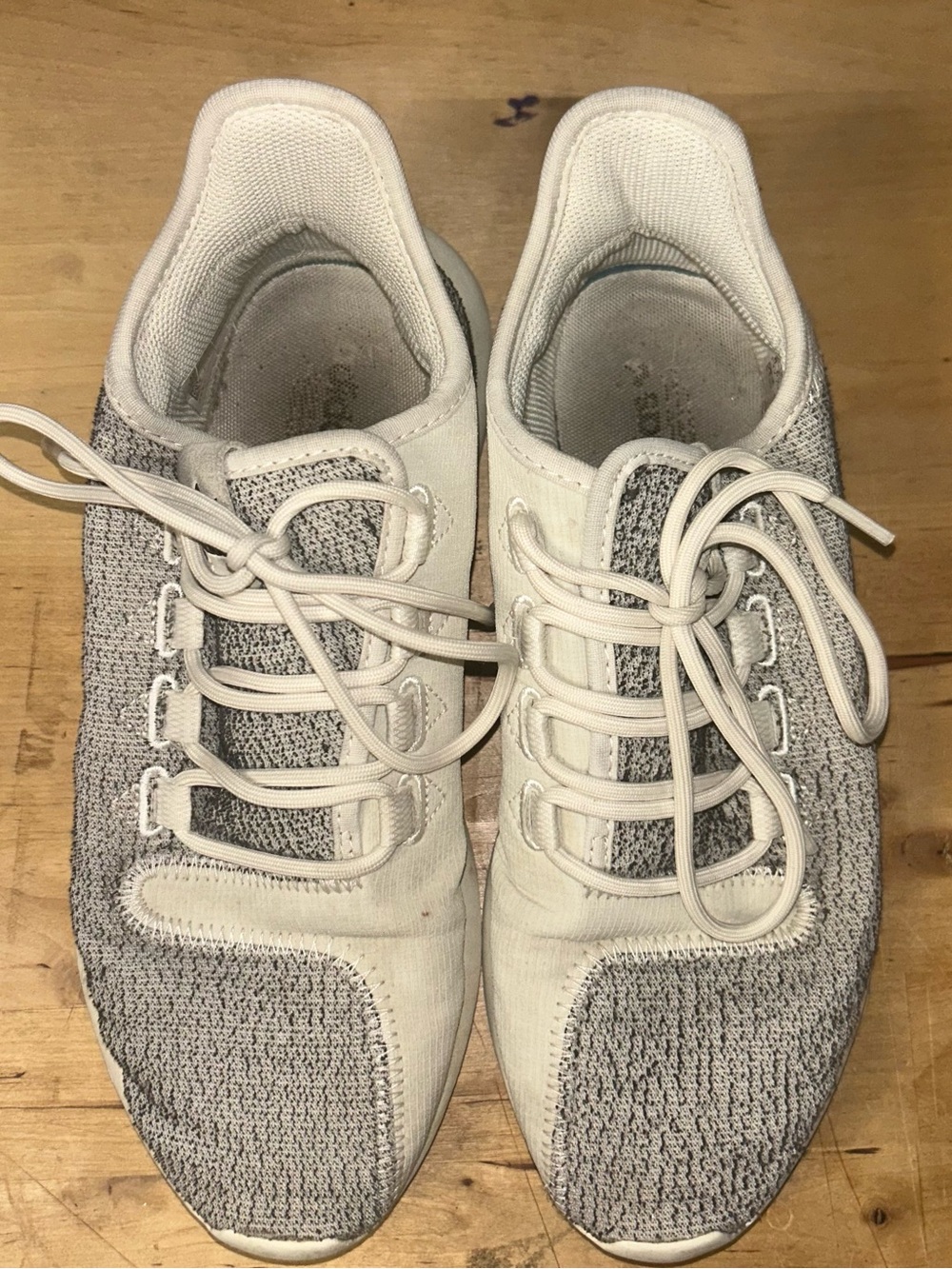 Adidas Originals Tubular Shadow Knit sneakers white grey knit upper mens 8